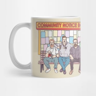 Community notice board Mug